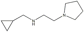 1-Pyrrolidineethanamine,N-(cyclopropylmethyl)-(9CI) 结构式