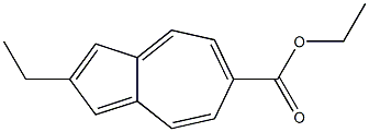 6-Azulenecarboxylicacid,2-ethyl-,ethylester(5CI) Structure