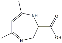 1H-1,4-Diazepine-2-carboxylicacid,2,3-dihydro-5,7-dimethyl-(9CI) 结构式