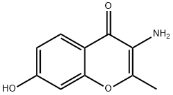 4H-1-Benzopyran-4-one,3-amino-7-hydroxy-2-methyl-(9CI),742008-52-2,结构式