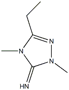 3H-1,2,4-Triazol-3-imine,5-ethyl-2,4-dihydro-2,4-dimethyl-(9CI) Structure