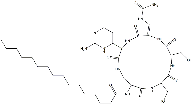 palmitoyl tuberactinamine N 结构式