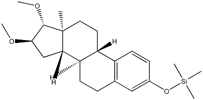 [[16α,17β-Dimethoxyestra-1,3,5(10)-trien-3-yl]oxy]trimethylsilane,74298-79-6,结构式