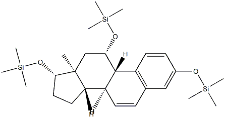 [[Estra-1,3,5(10),6-tetrene-3,11β,17β-triyl]tris(oxy)]tris(trimethylsilane)|