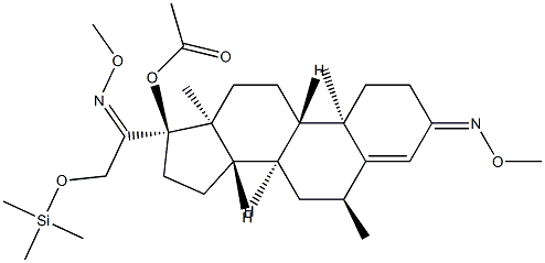 74298-99-0 17-Acetoxy-6α-methyl-21-[(trimethylsilyl)oxy]pregn-4-ene-3,20-dione bis(O-methyl oxime)