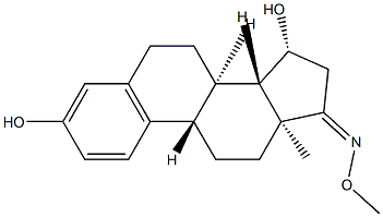 3,15β-Dihydroxyestra-1,3,5(10)-trien-17-one O-methyl oxime,74312-89-3,结构式