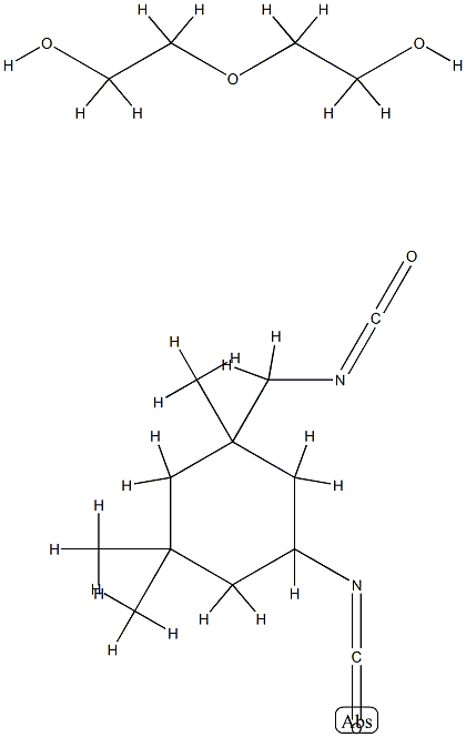 Ethanol, 2,2-oxybis-, polymer with 5-isocyanato-1-(isocyanatomethyl)-1,3,3-trimethylcyclohexane, caprolactam-blocked 结构式