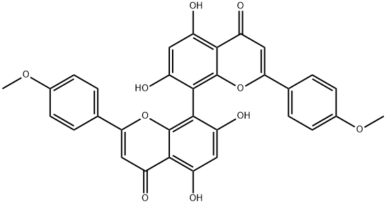 4',4'''-Di-O-Methylcupressuflavone Struktur