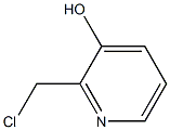 3-Pyridinol,2-(chloromethyl)-(9CI) 化学構造式