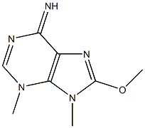 6H-Purin-6-imine,3,9-dihydro-8-methoxy-3,9-dimethyl-(9CI)|
