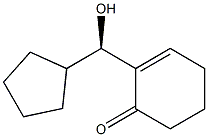 2-Cyclohexen-1-one,2-[(R)-cyclopentylhydroxymethyl]-(9CI) Structure