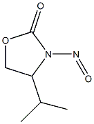 2-Oxazolidinone,4-(1-methylethyl)-3-nitroso-(9CI) Structure