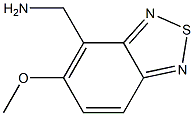 2,1,3-Benzothiadiazole-4-methanamine,5-methoxy-(9CI) Structure