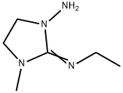 1-Imidazolidinamine,2-(ethylimino)-3-methyl-(9CI) Structure