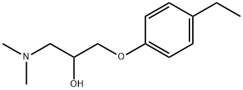 2-Propanol,1-(dimethylamino)-3-(4-ethylphenoxy)-(9CI) Structure
