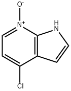 4-氯-1H-吡咯并[2,3-B]吡啶-7-氧化物 结构式