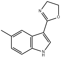 1H-Indole,3-(4,5-dihydro-2-oxazolyl)-5-methyl-(9CI) Struktur