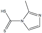1H-Imidazole-1-carbodithioicacid,2-methyl-(9CI) Struktur