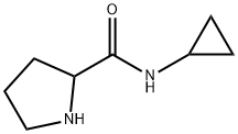 2-Pyrrolidinecarboxamide,N-cyclopropyl-(9CI) Structure