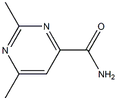 4-Pyrimidinecarboxamide,2,6-dimethyl-(6CI,7CI,9CI),74502-96-8,结构式