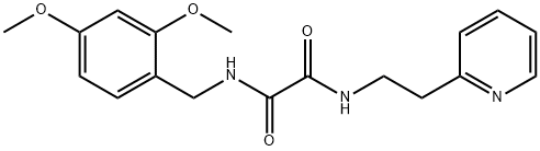 N1-(2,4-DIMETHOXYBENZYL)-N2-(2-PYRIDIN-2-YL)ETHYL)OXALAMIDE 化学構造式