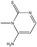 2(1H)-Pyrimidinethione,6-amino-1-methyl-(8CI) Structure