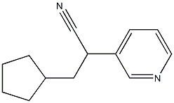 3-Pyridineacetonitrile,-alpha--(cyclopentylmethyl)-(9CI) 化学構造式