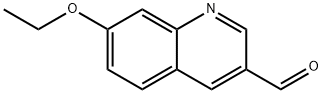 3-Quinolinecarboxaldehyde,7-ethoxy-(9CI) 结构式