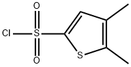 4,5-dimethyl-2-Thiophenesulfonyl chloride Struktur