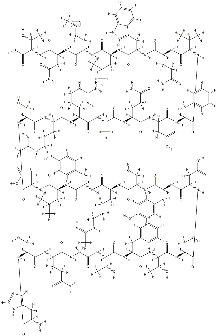 N(epsilon)-acetimidoglucagon Struktur