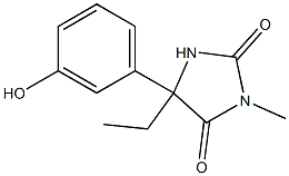 3-hydroxymephenytoin 结构式