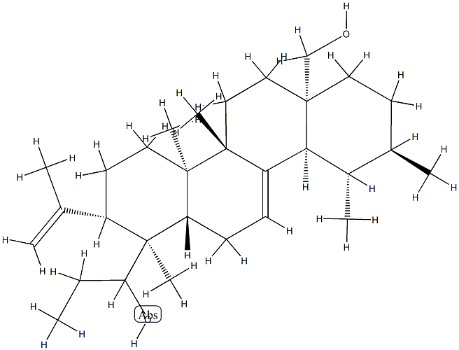 3,4-Secours-4(23),12-diene-1,28-diol 结构式