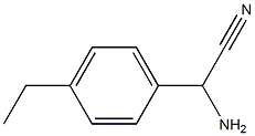 amino(4-ethylphenyl)acetonitrile Structure