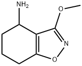 1,2-Benzisoxazol-4-amine,4,5,6,7-tetrahydro-3-methoxy-(9CI) Structure