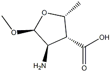 alpha-D-Xylofuranoside,methyl2-amino-3-carboxy-2,3,5-trideoxy-(9CI) Struktur