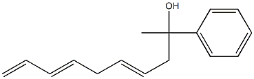 α-Methyl-α-(2,5,7-octatrienyl)benzenemethanol Struktur