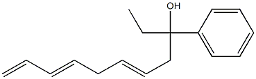 α-Ethyl-α-(2,5,7-octatrienyl)benzenemethanol|