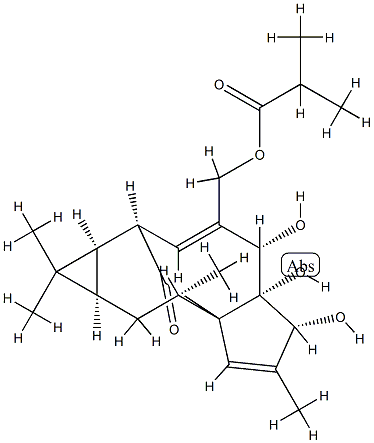 ingenol-20-isobutyrate 化学構造式