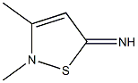 5(2H)-Isothiazolimine,2,3-dimethyl-(9CI) Struktur