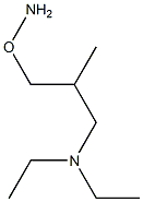 1-Propanamine,3-(aminooxy)-N,N-diethyl-2-methyl-(9CI) 结构式