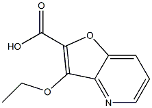 Furo[3,2-b]pyridine-2-carboxylicacid,3-ethoxy-(9CI) 化学構造式