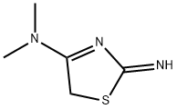 4-Thiazolamine,2,5-dihydro-2-imino-N,N-dimethyl-(9CI),747373-95-1,结构式