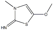 2(3H)-Thiazolimine,5-methoxy-3-methyl-(9CI) 化学構造式