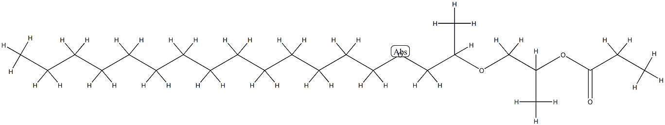 PPG-2 肉豆蔻醇醚丙酸酯,74775-06-7,结构式