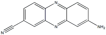 2-Phenazinecarbonitrile,8-amino-(7CI,8CI,9CI) Structure