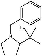 1-Benzyl-2-(2-hydroxyisopropyl)pyrrolidine 化学構造式