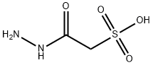 Acetic  acid,  sulfo-,  1-hydrazide  (9CI) 化学構造式