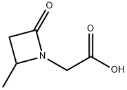 1-Azetidineaceticacid,2-methyl-4-oxo-(9CI) 结构式