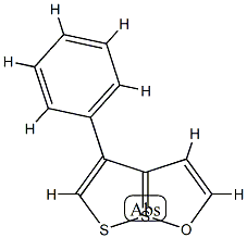 4-Phenyl[1,2]dithiolo[1,5-b][1,2]oxathiole-7-SIV Struktur