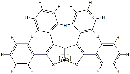 2,3,4,5-Tetraphenyl[1,2]dithiolo[1,5-b][1,2]oxathiole-7-SIV 结构式